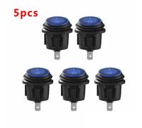 LED Rundschalter 12V 5 teilig blau beleuchtet für Auto Boot LKW Schalter