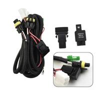 LED Schalter H11 Nebelscheinwerfer Kabelbaum 12V 40A | Mit hellem LED-Anzeigeschalter; einfache visuelle Statusüberprüfung; Plug-and-Play-H11-Buchse