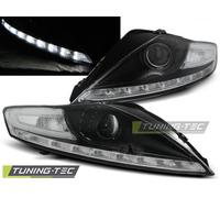 LED Tagfahrlicht Design Scheinwerfer für Ford Mondeo 07-10 schwarz