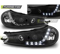 LED Tagfahrlicht Design Scheinwerfer für Ford Mondeo MK1 96-00 schwarz