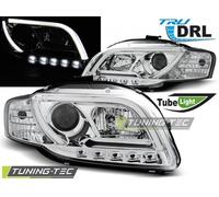 LED Tagfahrlicht Scheinwerfer für Audi A4 B7 05-08 chrom LTI