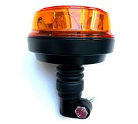LED Warnleuchte Orange Magnetfuß / DIN Aufsteckrohr 12-80V E9 R65 R10 PKW LKW