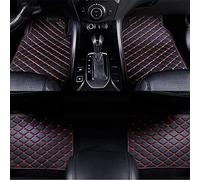 Leder Auto Fußmatten, für Cadillac Escalade 2007-2010 Auto Bodenmatte Rutschfester wasserdichte Anti-Kratz Automatten,Blackred1