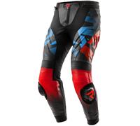 Leder-Motorradhose Rebelhorn Inferno schwarz-blau-weiß-rot 54