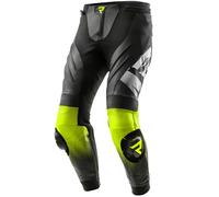 Leder-Motorradhose Rebelhorn Inferno schwarz-fluogelb 58