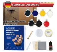 Leder Reparatur Set 7 Farben Kunstleder Reparaturset für Autositze Kratzer Risse