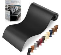 Leder Reparatur Set Schwarz, 10 x 160cm Kunstleder Selbstklebend, Lederflicken