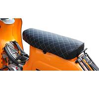 Leder Sitzbezug schwarz karo Muster passend für Simson S50, S51, S70, KR51 1/2 Schwalbe, SR4-3 Sperber, SR4-4 Habicht Sitzbankbezug ohne Schriftzug