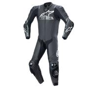 Lederkombi Alpinestars Missile V2 Ward 1 PC Leather Schwarz/Metallisches Grau50 Schwarz,Metallisches Grau