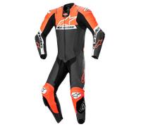Lederkombi Alpinestars Missile V2 Ward 1 PC Leather Schwarz/Rot/Fluo Weiß46 Schwarz,Rot,Fluo Weiß