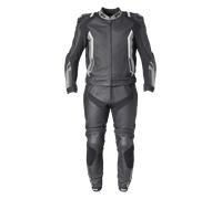 Lederkombi GMS GR-1 Leather Suit Schwarz/Grau/Weiß58 Schwarz,Grau,Weiß