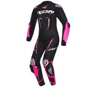 Lederkombi Ixon VORTEX 3 Damen Schwarz/Pink/WeißL Schwarz,Pink,Weiß