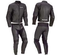 Lederkombi Leder Bikeranzug Rennen Motorrad Lederjacke Hose-XS-S-M-L-XL-XXL-3XL