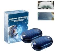 LEEWENYAN 2 Stück Auto Enteiser, Scheibenenteiser Auto, Elektromagnetisches Frostschutzgerät für Auto, Molekulare Interferenz Schnee- und Eisentfernung, Tragbarer Windschutzscheiben Defroster