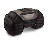 Legend Gear Hecktasche LR2, 48 Liter, schwarz/braun, wasserabweisend, Retro-Hecktasche, für Motorrad