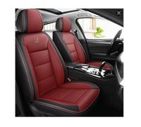 LEJOLI Sitzbezüge Auto Autositzbezüge Universal Set für Skoda Kamiq Superb Superb 2 Superb 3 Superb 3V Yeti Octavia 5E Tuning Auto Zubehör,Schwarz Rot