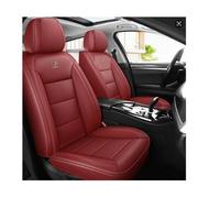 LEJOLI Sitzbezüge Auto Autositzbezüge Universal Set für Skoda Kamiq Superb Superb 2 Superb 3 Superb 3V Yeti Octavia 5E Tuning Auto Zubehör,Rot