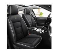 LEJOLI Sitzbezüge Auto Autositzbezüge Universal Set für Skoda Kamiq Superba Superba 2 Superba 3 Superba 3V Yeti Octavia 5E Tuning Auto Zubehör,Schwarz-weiße Linie