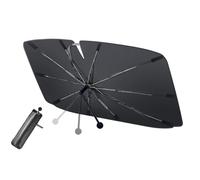 LELYFIT Auto Frontscheiben Sonnenschutz Front-Sonnenschutz UV-Schutz für Auto Faltbarer Frontscheiben Regenschirm Schutz für die meisten Fahrzeuge 140 * 80CM