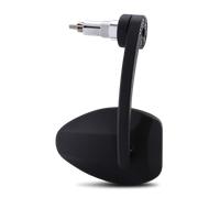 Ferrara 2 Evo Motorrad Lenkerendenspiegel für links oder rechts, Farbe: schwarz