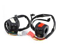 Lenkerschalter, 2 Stück 7/8'' Motorrad Lenker Horn Blinker Licht Steuerschalter Motorradlenker Elektro Startschalter Blinkerstartschalter für Kymco Agusta Motorräder Roller Dirtbikes Quad ATV