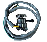 Lenkerschalter chrom Motorrad Hupe Licht 22 mm Retro Klassik Style inkl. Kabel