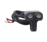 Lenkerschalter Motorrad 22mm Aluminium LED Wasserdicht(E) | 22mm Passform, wasserdichtes Design, LED Beleuchtung, für schlechte Sicht, robust im Regen