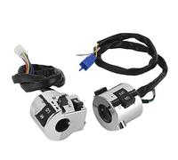 Lenkerschalter,Paar Motorrad Lenkerschalter Steuerknopf für Blinker Scheinwerfer Hupe 25mm Universal