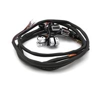 Lenkerschalter & Verkabelungskit für Harley-Davidson 96-06 FLT/Touring - Chrom