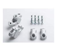 SW-Motech Lenkerverlegung - H=32 mm. Verlegung um 25 mm. Silbern. BMW-Modelle., silber