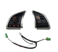 Lenkknöpfe Lenkradtaste Tempomat Audio-Lautstärkeschalter Passend für Mitsubishi Outlander 3 2018 ASX 2014 Space Star Tasten Multifunktionslenkrad(Type 2)