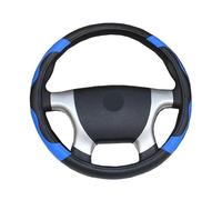 Lenkrad Abdeckung Auto Lenkradbezug Bus LKW Für 36 38 40 42 45 47 50 cm Außendurchmesser Blau Rot Mikrofaser Leder Lenkradhülle Lenkradschoner(Blue 50CM)