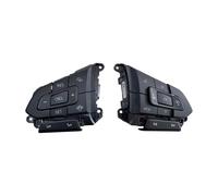 Lenkrad Bedien Taste Für VW Für Golf MK8 Für Jetta MK7 Für T-Cross Für Tiguan Für T-Roc T6 1 Paar Multifunktionale Lenkradschalter-Panel-Tastenabdeckung 2KF959442A