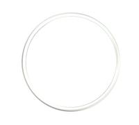 Lenkrad Ring Dekoration Trim für Porsche Cayenne Panamera Macan 911, Aluminium-Legierung Ring Trim Cover Aufkleber (Silber)