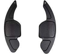 Lenkrad-Schaltpaddel-Verlängerung für Seat Leon Cupra 5F Ibiza 6F Arona Ateca Leon ST Alhambra Aluminium-Schaltpaddelblatt, Schwarz