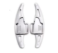 Lenkrad Schaltwippen Kompatibel mit Ford für Kuga 2016-2019 Auto Auto Lenkrad Schaltwippe Extender Aufkleber Aluminium(Silver)