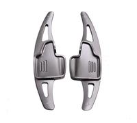 Lenkrad Schaltwippen Kompatibel mit Ford für Kuga 2016-2019 Auto Auto Lenkrad Schaltwippe Extender Aufkleber Aluminium(GRAY)