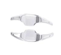 Lenkrad Schaltwippen Kompatibel Mit Opel Für Grandland X Für Hybrid 4 2019 Paddle Shift Auto Lenkrad Shifter Extender Aufkleber Zubehör(Silver)