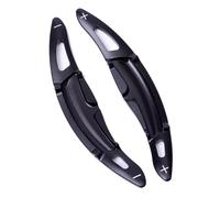 lenkrad schaltwippen Kompatibel Mit Porsche Für Macan 2014 2015 2016 2017 2018 2019 Gear Extend Shifters Aufkleber 2 Stück Aluminium Auto Lenkrad Schaltpaddelverlängerung