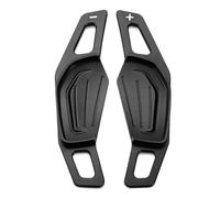 Lenkrad Schaltwippen Verlängerung Für Skoda Für Octavia A8 MK4 ENYAQ IV RS VRS Karoq Kodiaq 2021 2022 2023 2024 2025 Auto Shifter Paddel(Black)