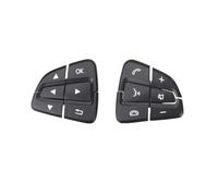 Lenkrad-Steuertaste Kompatibel Mit Für Vito W447 2016-2021 Für V-Klasse W448 2016-2021 0999050700 Auto-Multifunktions-Lenkrad-Druckschaltertasten(Black 1 pair)