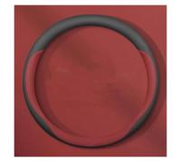 Lenkradabdeckung Atmungsaktive Autolenkradabdeckung Für Hyundai Für Santa Fe Für Sonata Für Tucson Für Kona IX25 IX35 Für Elantra(Schwarz Rot-O)