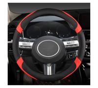 Lenkradabdeckung PU Leder Autolenkradabdeckung Für Hyundai Für Sonata 10. 11. Klasse 2023-2025 Für Kona 2023-2025 Für Tucson 2023-2025(ROT)