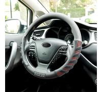 SPARCO S101 - Universal Car Steering Wheel Cover, Red Color.