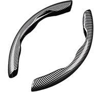 Lenkradbezüge für VW Golf/Golf GTI/ID.4 X/T Cross, Neuer Lenkradbezug mit Carbonfaser Struktur, sicherer und Rutschfester Lenkradbezug für Autos