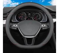 Lenkradbezug Auto für BMW 2 Series F45 F46 2014-2021, Mikrofaser Lenkradhülle 37-38cm, Anti-Rutsch Lenkradabdeckung Lenkradschoner Atmungsaktiv & Robust,Type D-Colore-1