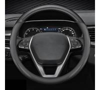 Lenkradbezug Auto für Mercedes Benz V-Klasse W447 I 2014-2024 Lenkradbezug Leder 37-38cm Lenkradhülle für Sommer & Winter Anti Rutsch Lenkradabdeckung Lenkradschoner,Black-Round type
