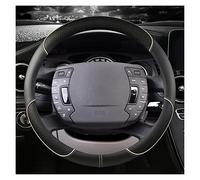 Lenkradbezug Für Citroen C1 C2 C3 C4 C5 C4L Für Berlingo C4 Für Picasso C5 Für AIRCROSS Auto Lenkradabdeckung Faser Leder D Form O Form Lenkradabdeckung (Farbe : A-O)