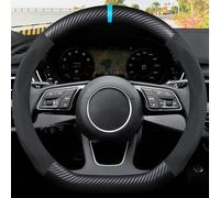 lenkradbezug für Mercedes Benz A-Klasse Limousine 4 (IV) V177 AMG I 2019-2023, lenkradbezug Leder,Auto lenkradbezug,Anti-rutsch Atmungsaktives Lenkradbezug,Atmungsaktiv Auto Lenkrad Schutzhülle