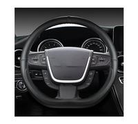 Lenkradbezug Für Peugeot 508 2011-2018 508 Für SW 2011-2018 Auto Lenkrad Abdeckung Auto Zubehör Autozubehör Innenraum (Farbe : Schwarz)